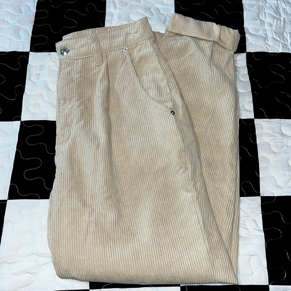 NEW H&M Tan Corduroy Pants